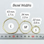 Colourful Sparkly Disco Earrings Silver Or Gold Medium Size, thumbnail 8 of 8