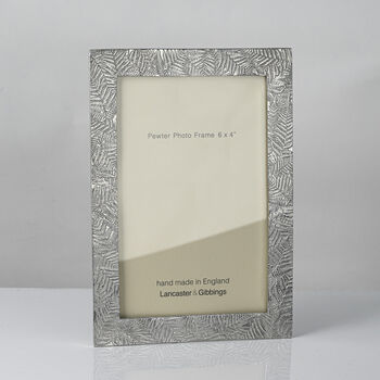 Foxworthy Cast Pewter Photo Frame, 5 of 8