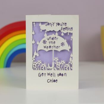 Personalised Get Well Soon Card, 2 of 9