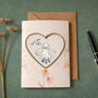 Just Paws 'Love You Lots' Greeting Card With Heart Hanger, thumbnail 1 of 3