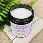 Personalised Sleep Touching Bums Valentines Candle, thumbnail 2 of 4