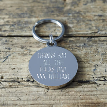 Daddy And Me Staffie Cufflinks And Dog Tag Set, 4 of 6
