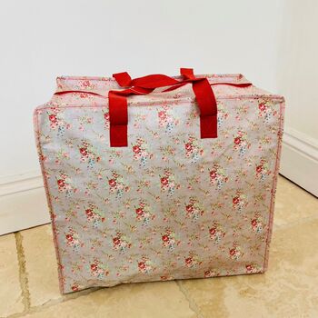 Large Recycled Floral Storage Bag, 2 of 6