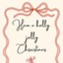 A4 Christmas Art Print, Have A Holly, Jolly Christmas, thumbnail 5 of 5