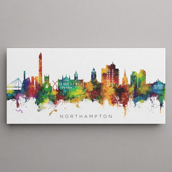 Northampton Skyline Cityscape Art Print, 2 of 12
