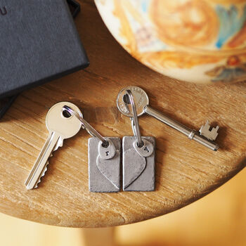 'Better Together' Heart Keyring Set For Couples, 2 of 6