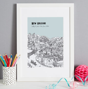 Personalised New Orleans Print, 2 of 12