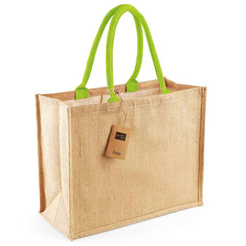 Personalised Shopper/Hamper Bag With Colour Pop Handle, 3 of 4