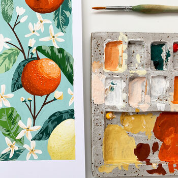 Citrus Fruits Print, 3 of 4