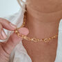 Textured Gold Plated Chain Necklace, thumbnail 2 of 4