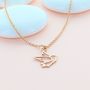 Dove Rose Gold Plated Necklace, thumbnail 1 of 2