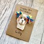 Personalised Age Name Llama Crochet Birthday Card Handmade, thumbnail 7 of 12