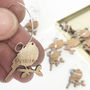 Personalised Five Bird Wine Glass Charms, thumbnail 4 of 10