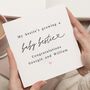 Personalised Baby Shower Card For Best Friend Mum To Be, thumbnail 1 of 7