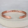 Copper Unisex Textured Cuff, thumbnail 7 of 9