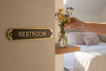 Brass With Black Plaque With Customization, 6 of 9