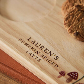 Personalised Autumn Mug And Tray Gift Set, 2 of 2