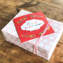 Red Motif Birthday Card, thumbnail 1 of 3