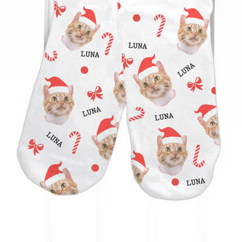 Personalised Christmas Pet Photo Socks, 10 of 11