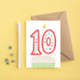 10th Birthday Cupcake Card, thumbnail 1 of 1