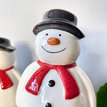 Christmas Ceramic Snowman Family, 6 of 7