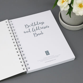 Personalised Birthday And Address Book For Art Lovers, 5 of 6