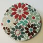 Floral Mosaic Placemat Plantstand Or Dish, thumbnail 5 of 12