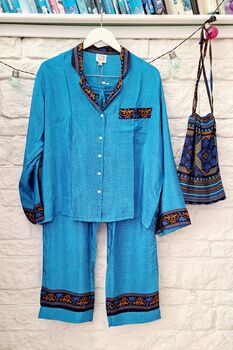 Upcycled Sari Pyjama Sets, 9 of 9