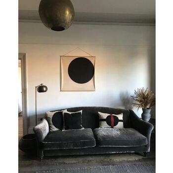 Black Circle Cushion, 2 of 4