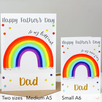Rainbow Relation Father's Day Card, 10 of 11
