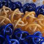 Golden Helix Hand Blown Glass Knot, thumbnail 4 of 4