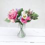 Wild Everlasting Peony And Garden Flowers Bouquet, thumbnail 1 of 4