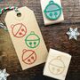 Mini Christmas Bell Rubber Stamp, thumbnail 1 of 2