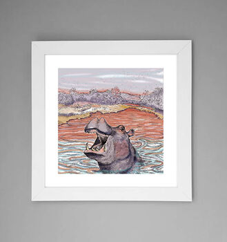 'Hippopotamus' Print, 2 of 3