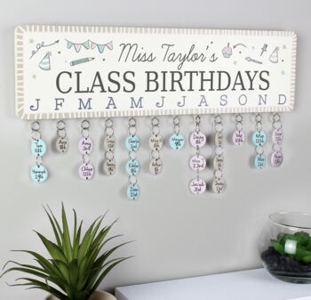 Personalised Birthday Planner Plaque, 2 of 4