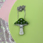 Green Toadstool Necklace, thumbnail 1 of 4