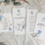 Forget Me Not Gatefold Wedding Invitations, thumbnail 5 of 5