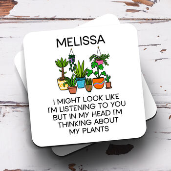 Personalised Mug 'Thinking About My Plants', 2 of 2
