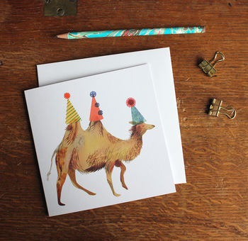 Party Camel Greetings Card, 3 of 7