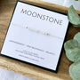 Moonstone Silk Bracelet, thumbnail 1 of 4