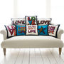 Love, Love, Love Cushion, thumbnail 2 of 2