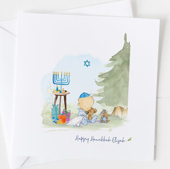 Hanukkah Card, Chanukah Celebration ..Han04, 10 of 12