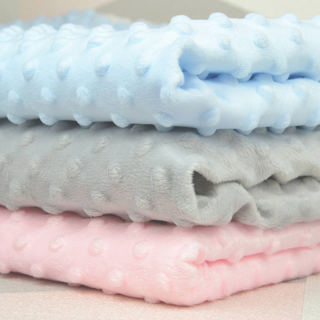 Personalised Blue Bubble Fleece Blanket By KEEDD