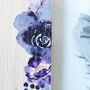 Personalised Photo Frame With Purple Flowers, thumbnail 9 of 11