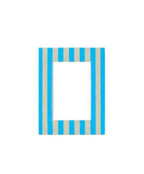 Upcycled Hand Painted Stripe Eco Wooden Photo Frame, 11 of 12