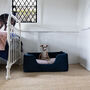 Charley Chau Deep Sided Dog Bed In Velour, thumbnail 5 of 10