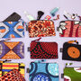 Small African Print Zip Pouch | Kojo Print, thumbnail 4 of 5