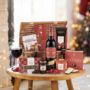 Red Wine Wicker Basket Gift Hamper, thumbnail 1 of 5