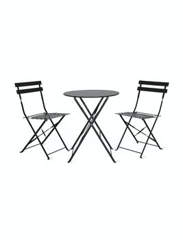 Small Bistro Set In Carbon, 3 of 3