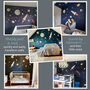 Space Rockets Fabric Wall Sticker, thumbnail 4 of 7